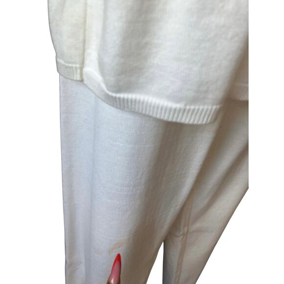 Vtg 2piece White Zebra Set - Picture 3 of 7